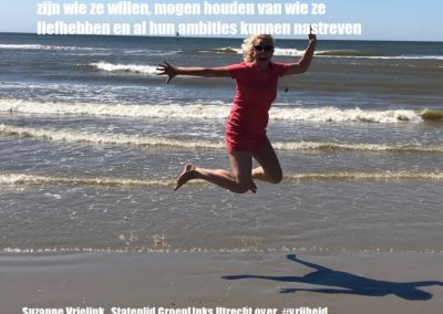 Suzanne Vrielink Statenlid GroenLinks Utrecht Vrijheid internationale vrouwendag 8 maart 2020