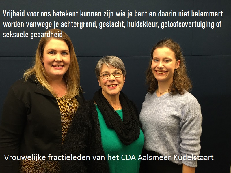 CDA Aalsmeer-Kudelstaart vrouwen over vrijheid