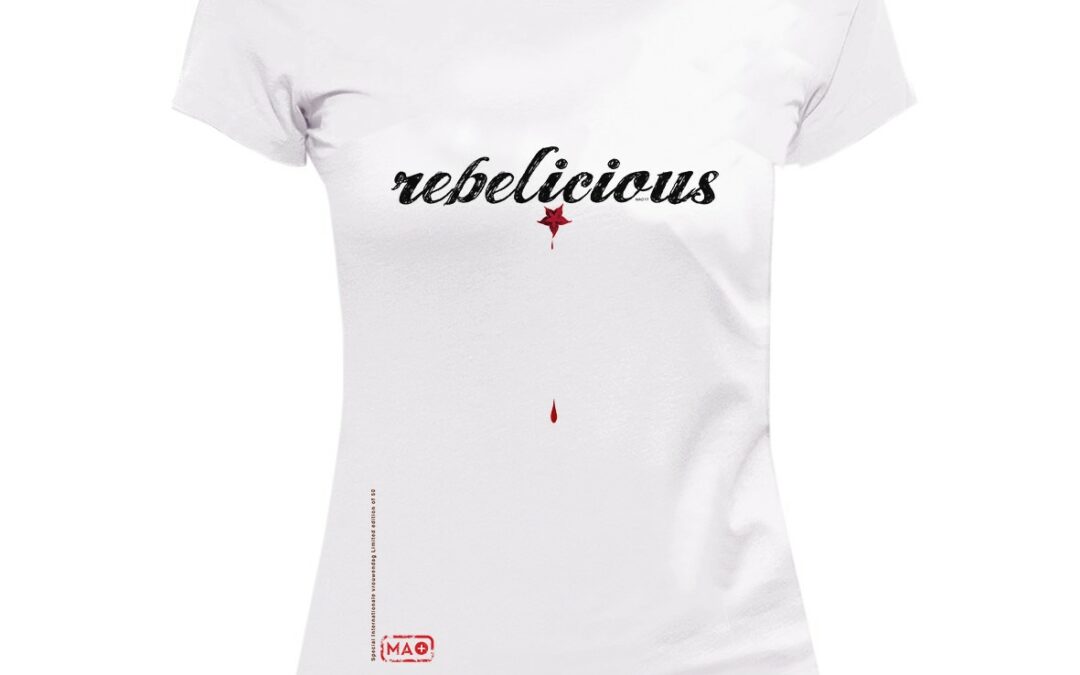 rebelicious shirt internationale vrouwendag limited edition by marit otto