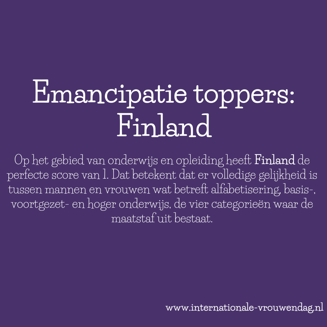 IJsland wereldleider in emancipatie