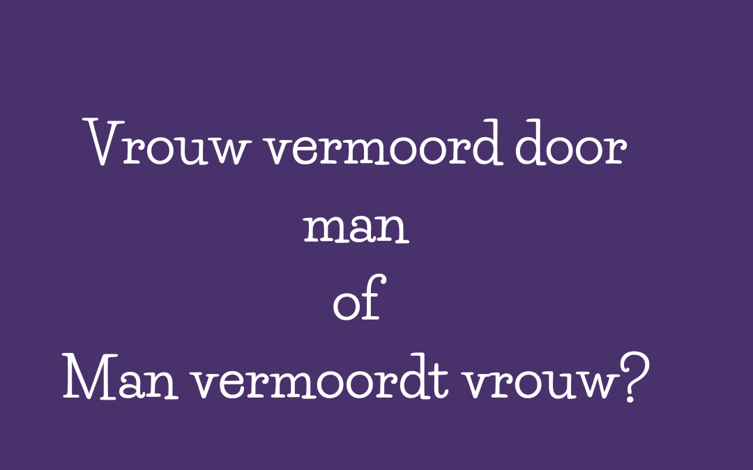 Verkeerd uitleggen van geweld tegen vrouwen
