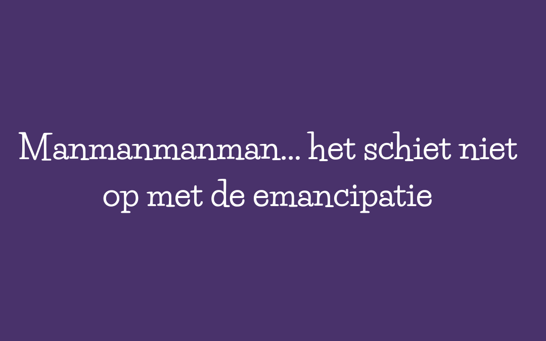 Emancipatie vrouwen Nederland stagneert