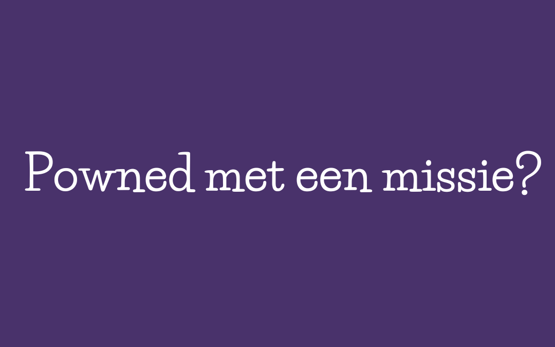 De missie van PowNed