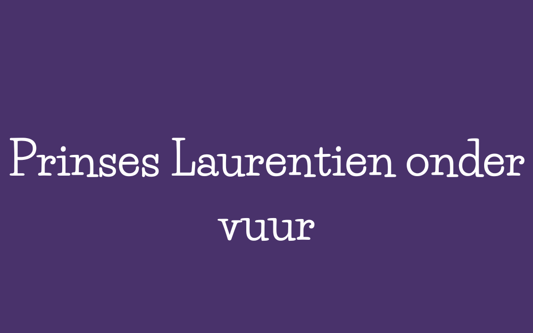Onbehagen over prinses Laurentien