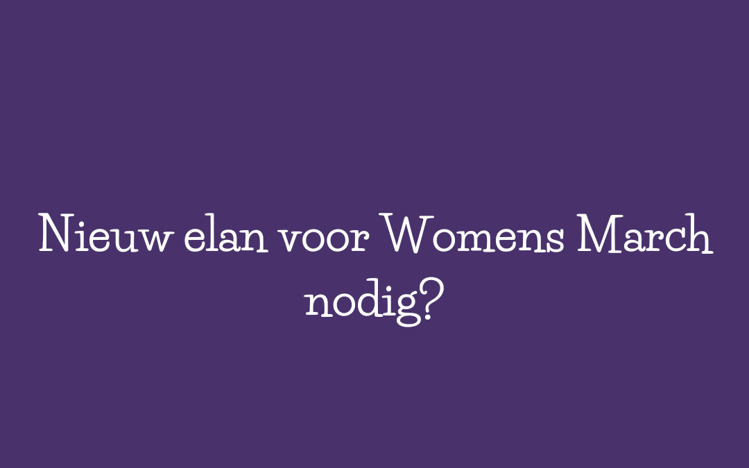 Organisatie womens march stopt al na 5 jaar
