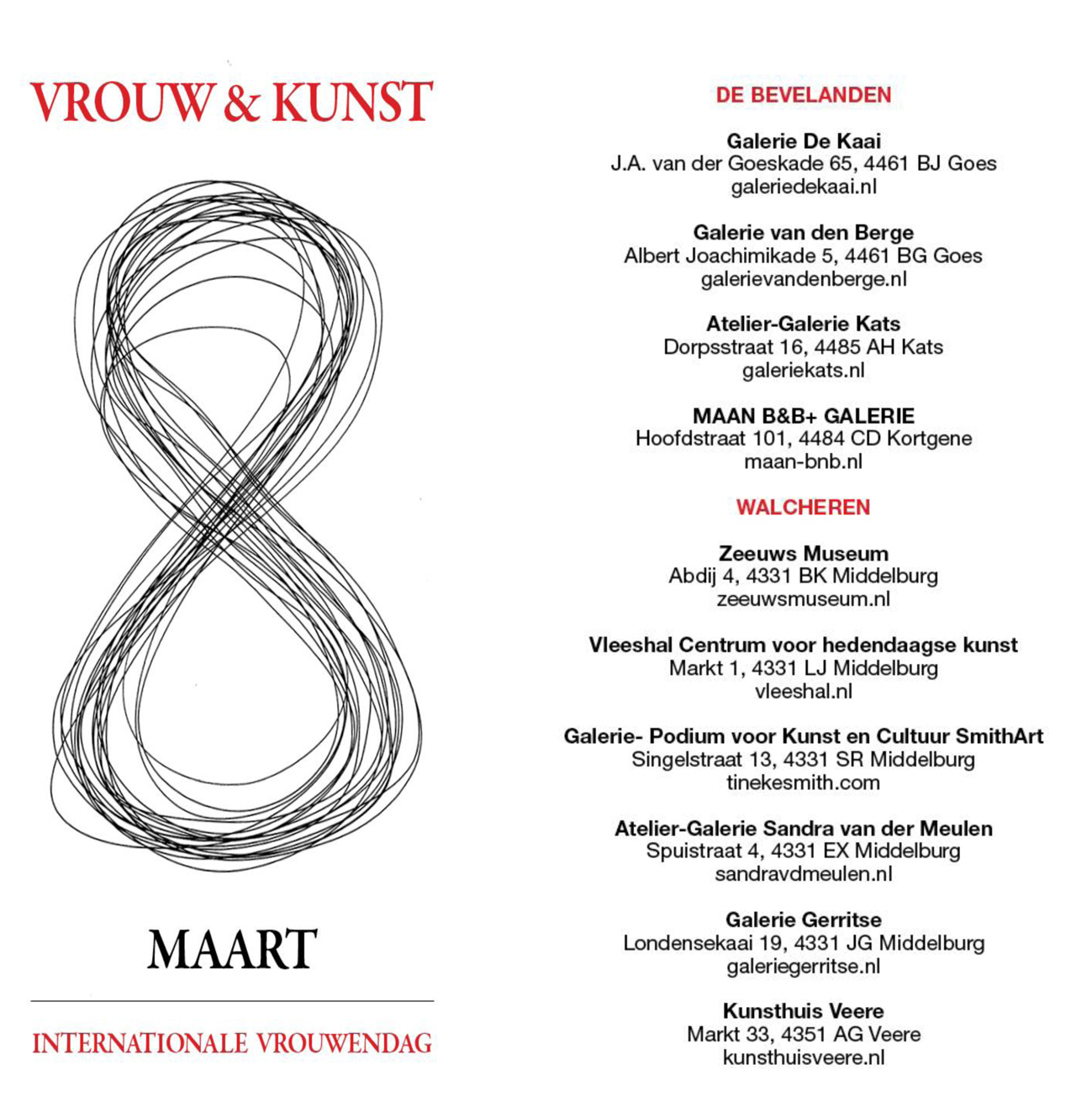 kunstroute vrouw en kunst 7 vrouwendag 2025