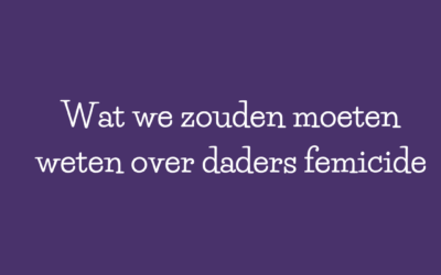 Daders van femicide