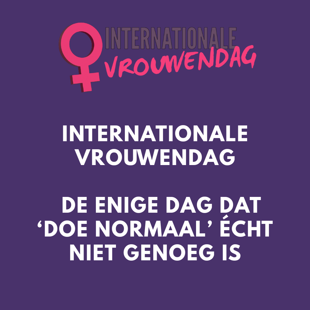 doe normaal internationale vrouwendag