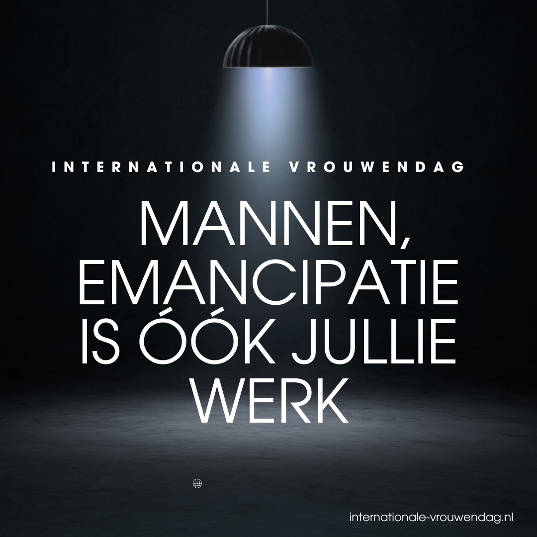 mannen internationale vrouwendag