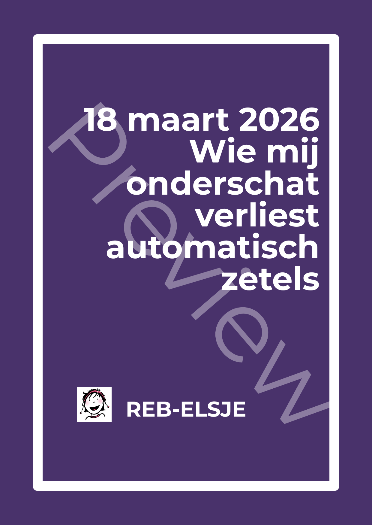 Preview 18 maart 2026 Wie mij onderschat verliest automatisch zetels Preview 18 maart 2026 Wie mij onderschat verliest automatisch zetels