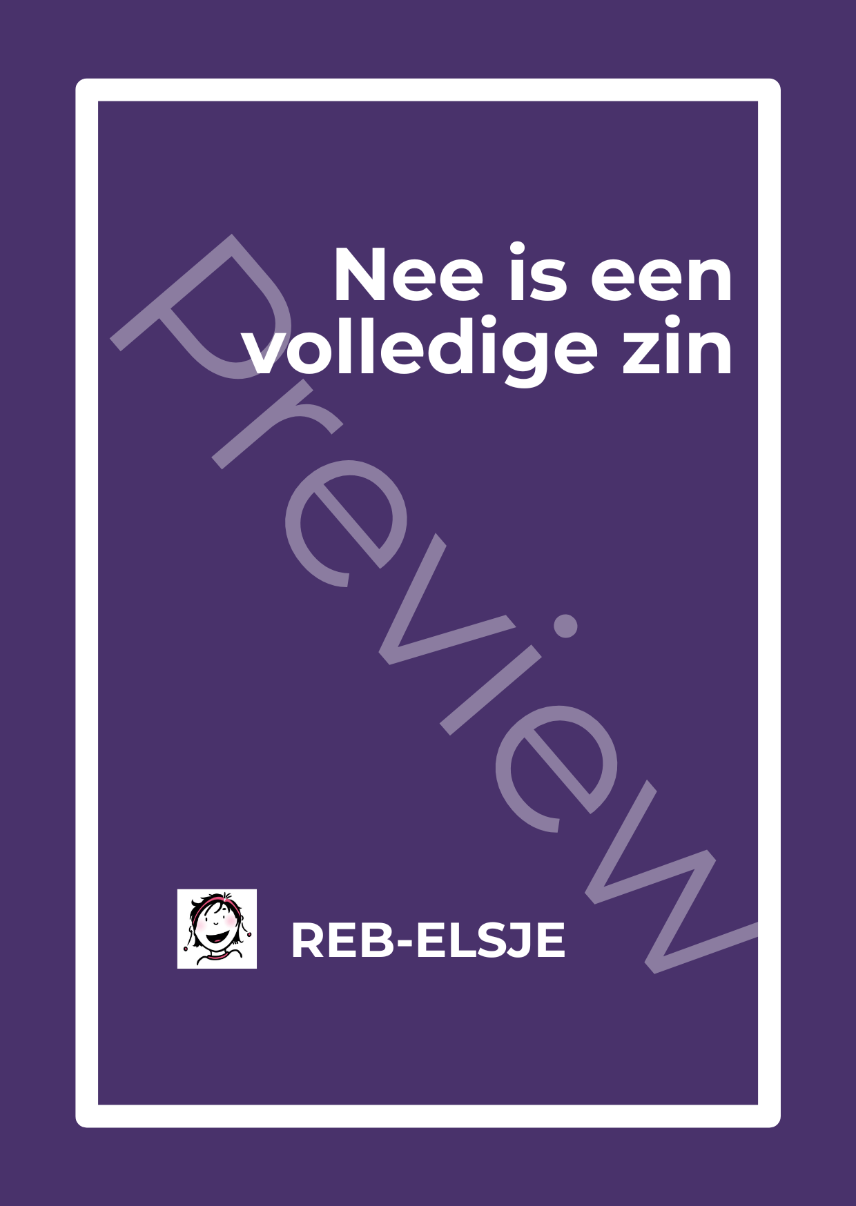 Preview Nee is een volledige zin Preview Nee is een volledige zin