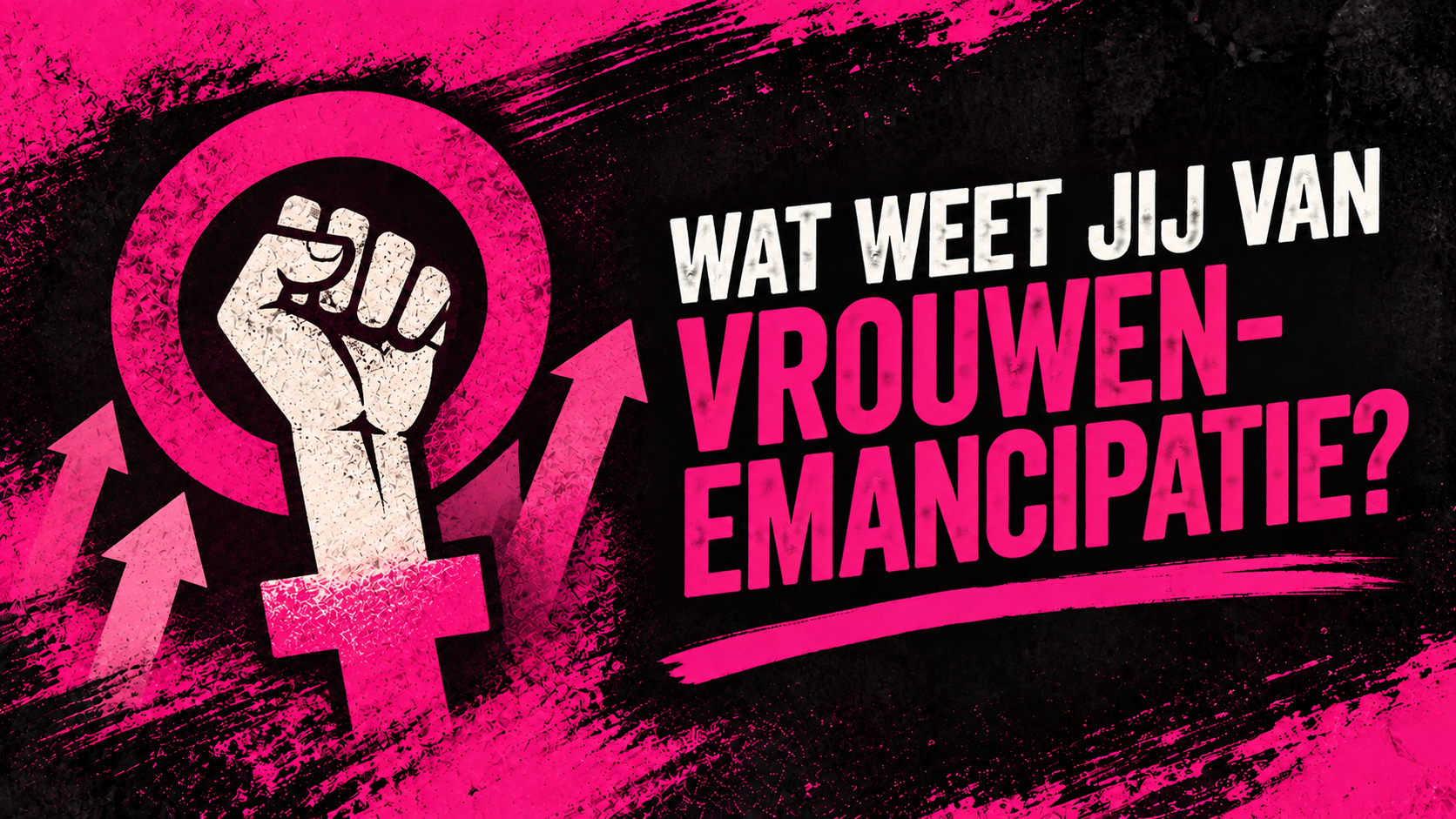 Test jezelf 6 Feministische kracht in magenta
